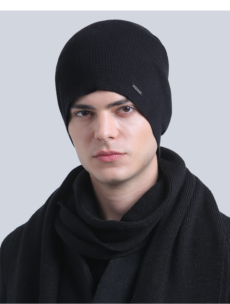 Customized Logo Winter Knit Cap, Woollen Cap, Soft Cotton Hat