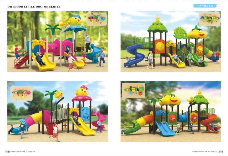 Jungle Series Outdoor Playground Kids Plastic Slide