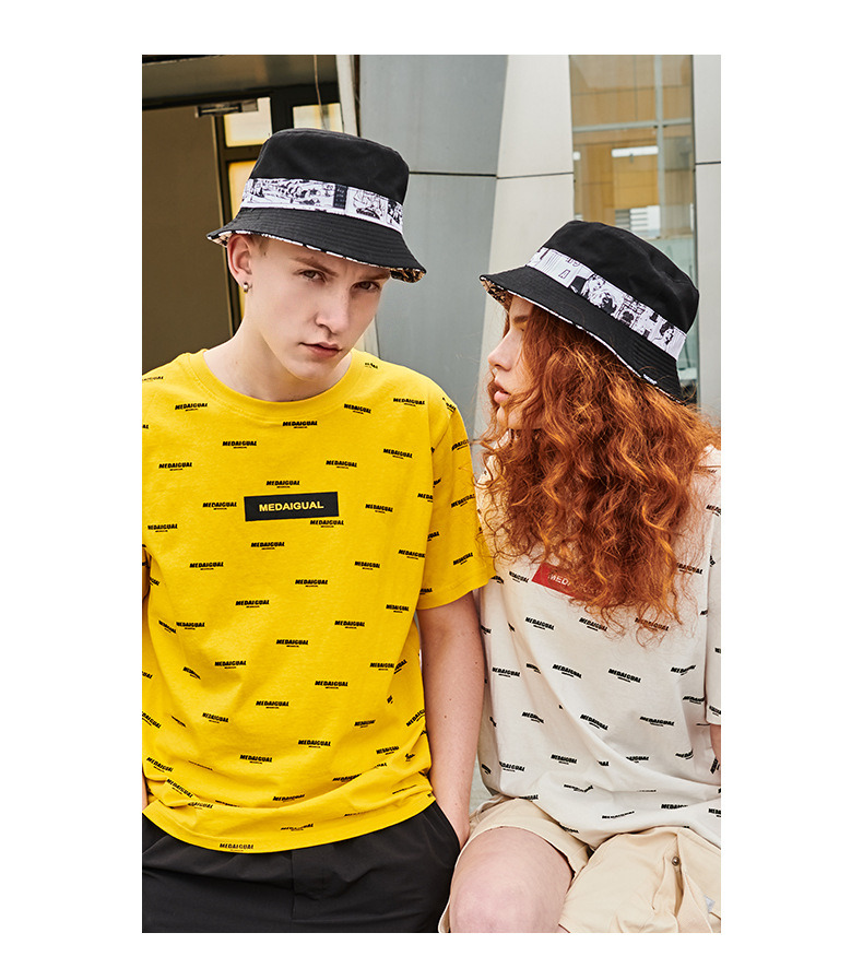 Custom Cacuss Cotton Bucket Hat, Comic Print Fisherman Hat Summer, Spring, Autumn Cap Unisex