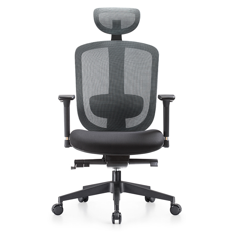 Adjusting Back Lumbar Support Ergonomic Office Chair with Adjustable Headrest