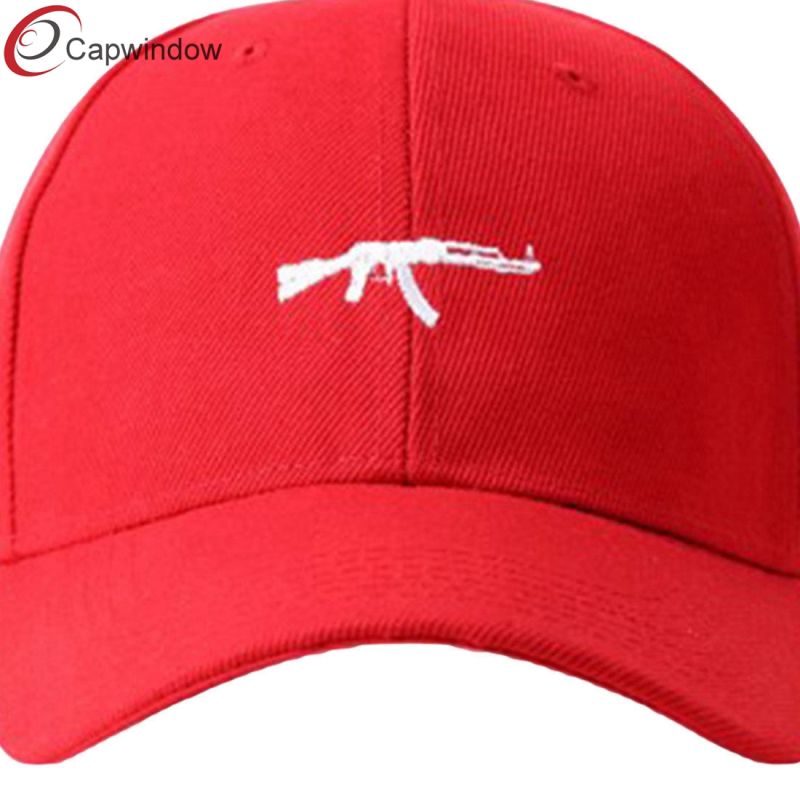 Club Custom Baseball Cap with Flat Embroidery Logo Gun