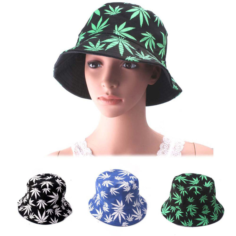 Adult Fisherman Hat Spring and Summer Korean Version of Pure Cotton Flower Leaves Men's Outdoor Fishing Sunscreen Mountaineering Hat