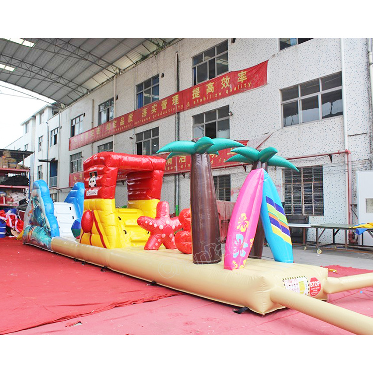 Beach Inflatable Run Outdoor Obstacle Course for Kids