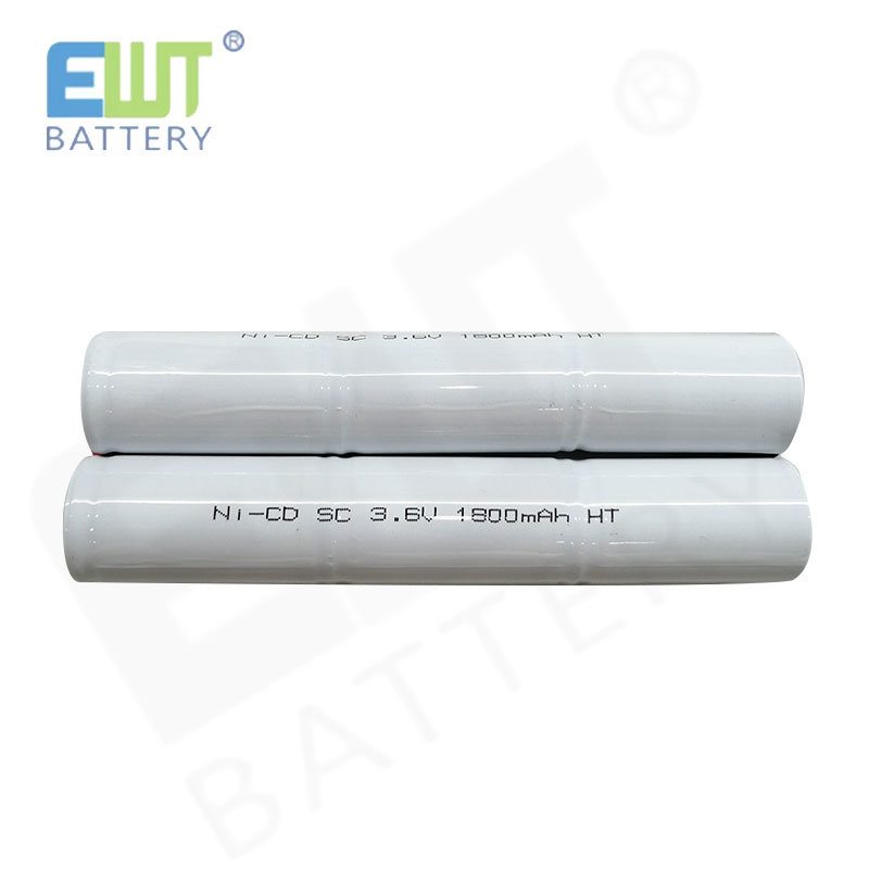 Rechargeable NiCd Battery Sc 3.6V 1800mAh Ht Battery with Flat Top
