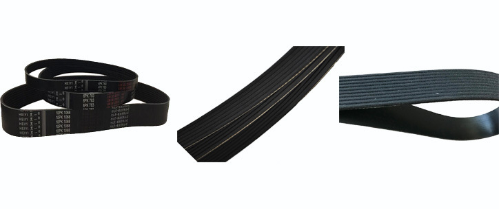 Belts with Additional Pk Ribbed Belt Section Conveyor Belting