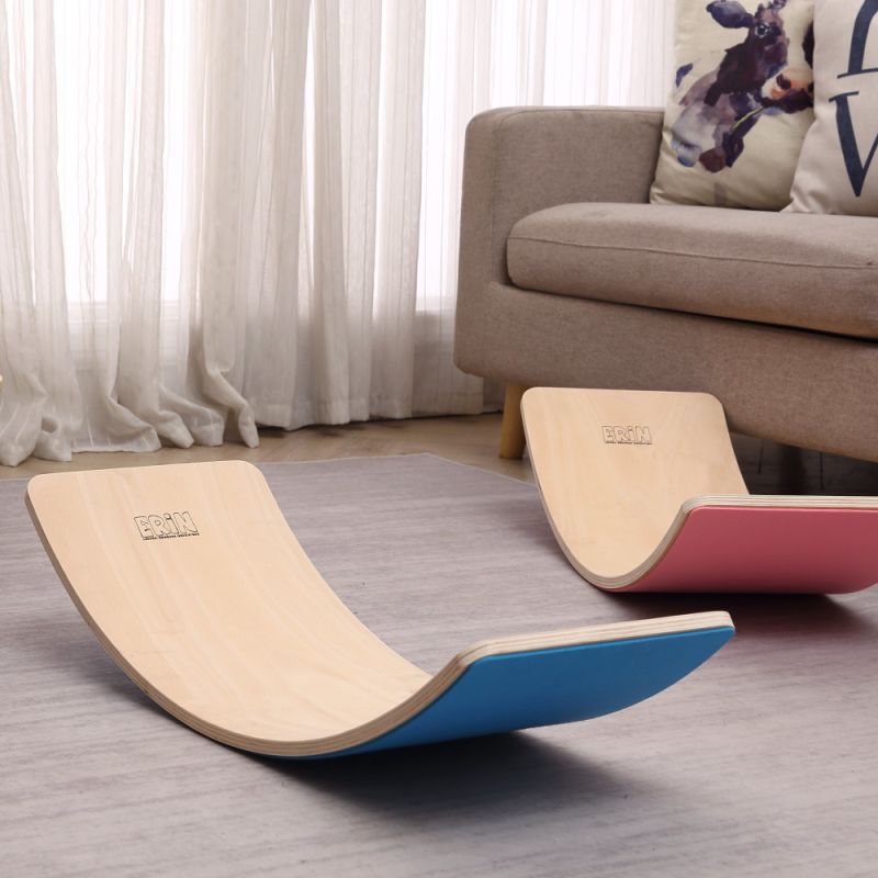 Colorful Wooden Balance Board with Felt Educational Toys for Kids