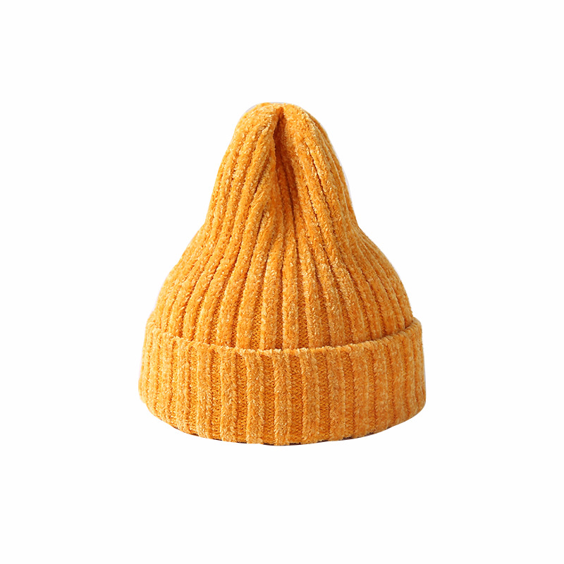 Children Winter Warm Chenille Knitted Hat Beanie