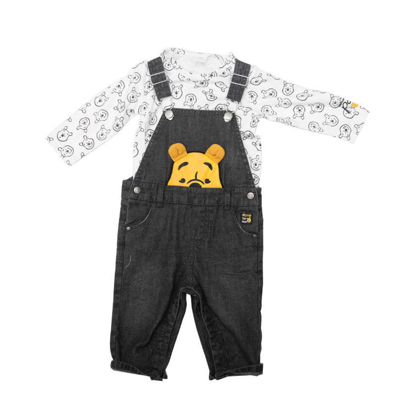 Baby Two-Piece Denim Overalls Suits for Boy