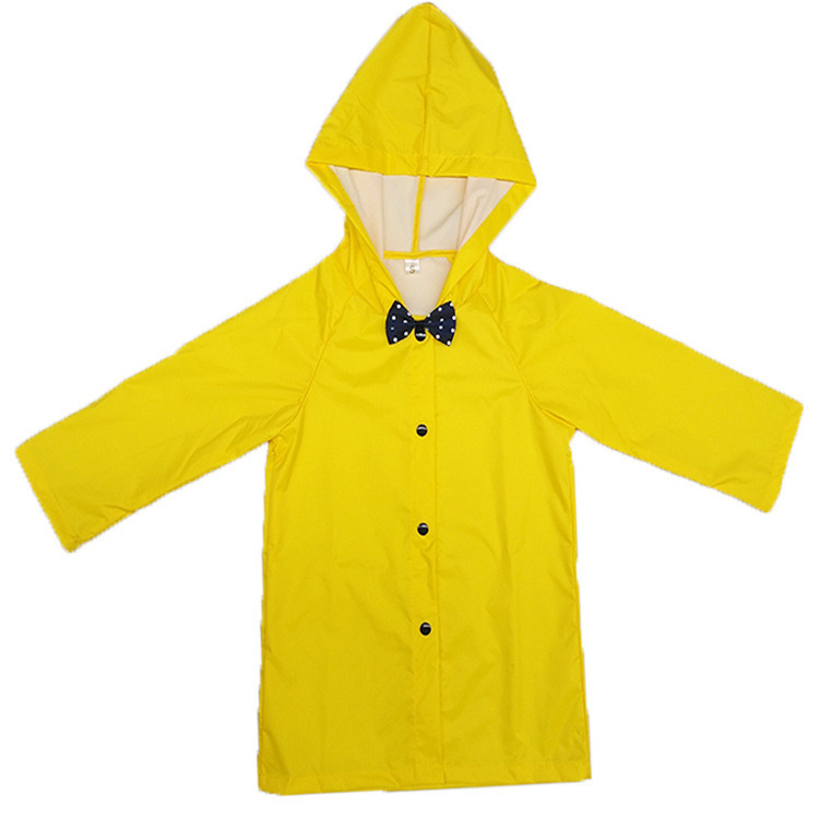 Fancy Yellow Toddler Pink Children Raincoat 12-18 Months Waterproof