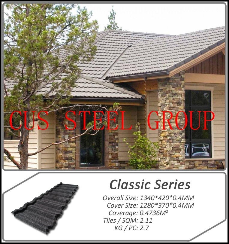 Stone Coated Metal Roofing/Barn Roofing Tiles/Steel Roofing Sheet