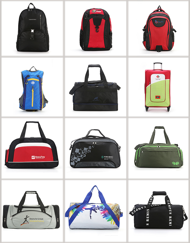 Custom Nylon Travelling Gym Bag Duffel Canvas Duffel Bag