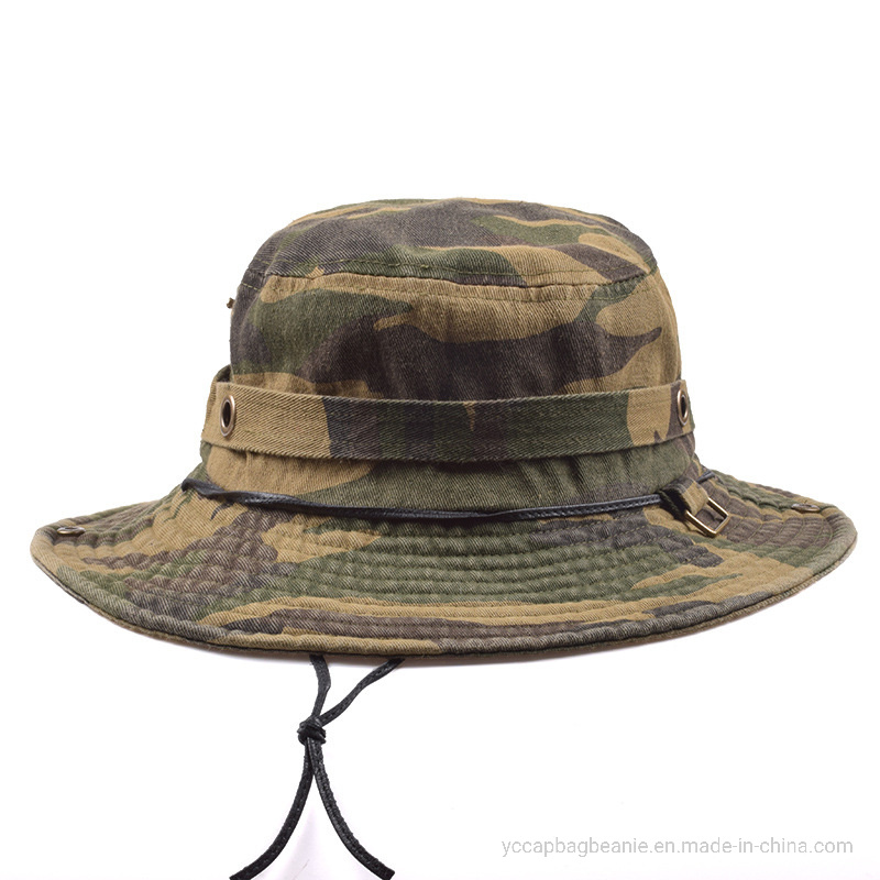 Washed Cotton Outdoor Canvas Leisure Fisherman Bucket Hat