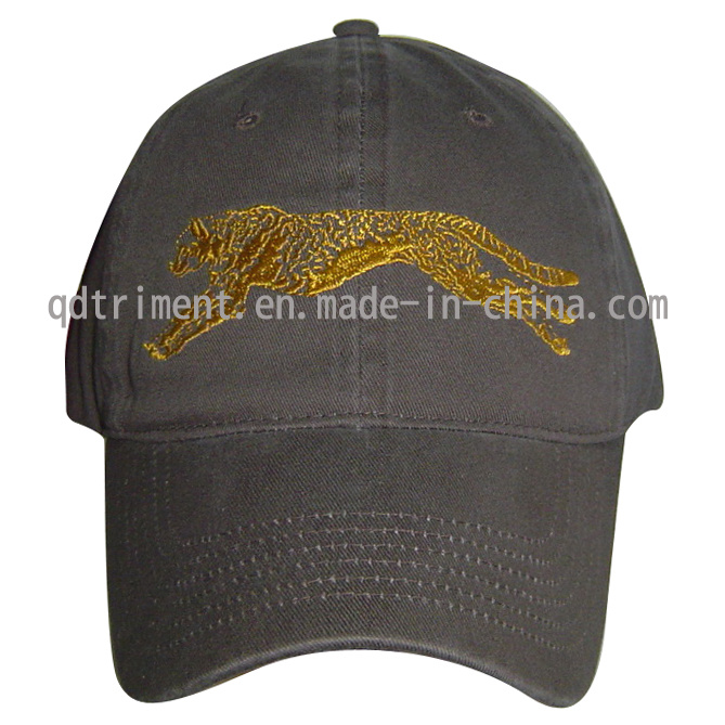Comfortable Washed Cotton Twill Embroidery Golf Sport Baseball Cap (TMB0835)