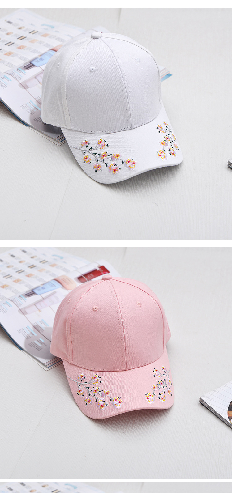 China Hot Sell White Designed Running Summer Cotton Baseball Cap