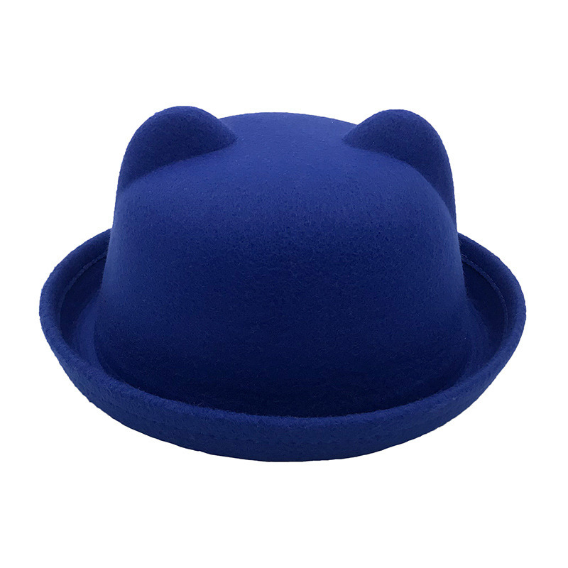 New Style Hot Sell Kids Fedora Hats Wool Children Felt Hats