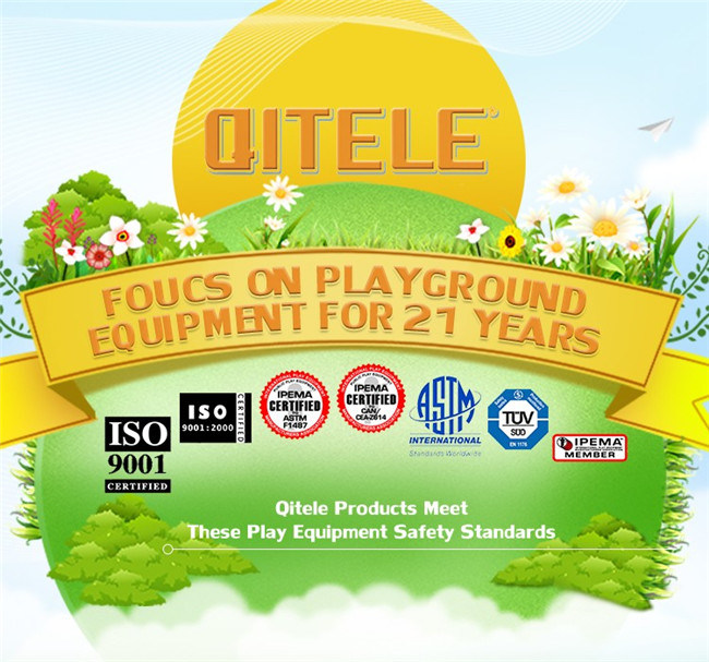 Children Play Area Equipment with Aluminum Post