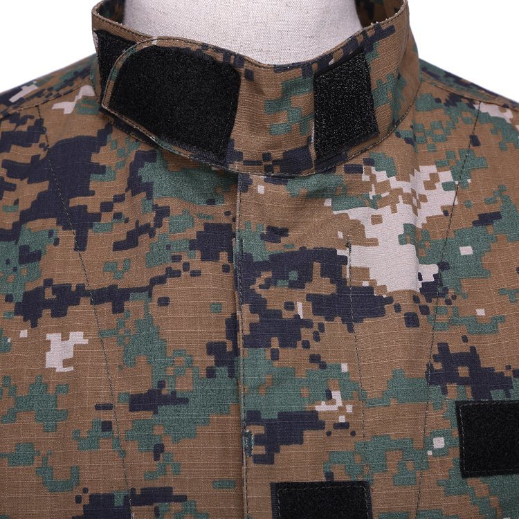 Camouflage Clothing Overall Suit Coat Camouflage Fabric Printed