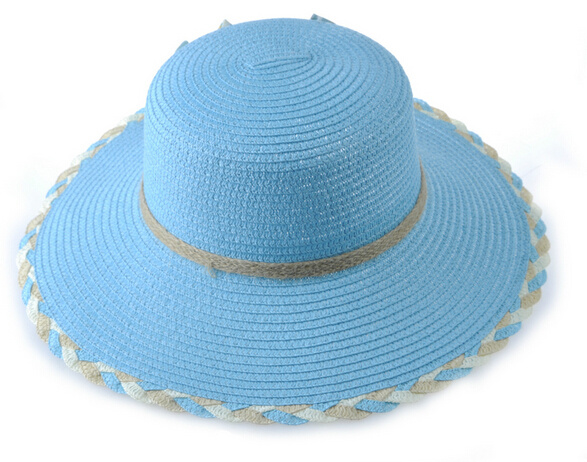 Summer Women Elegant Weaving Flowers Fisherman's Straw Hats