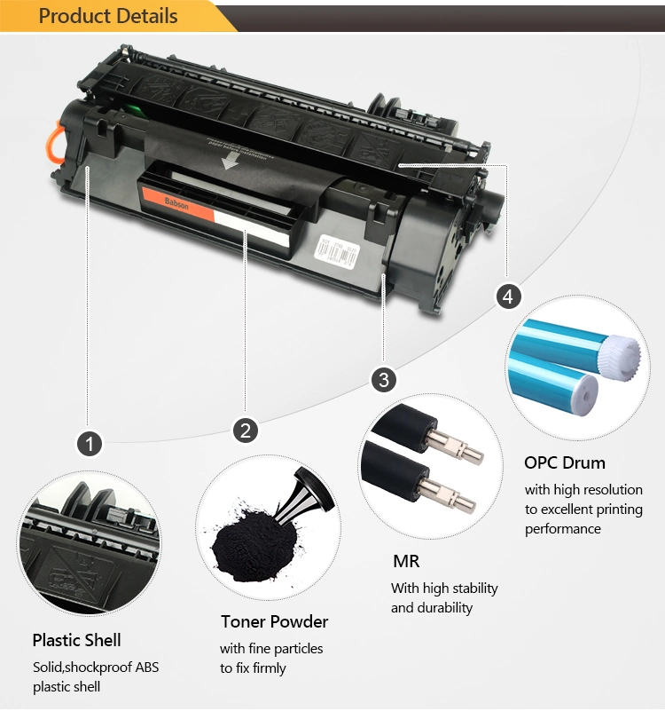 Manufacturer Directly Sale Compatibal Toner Cartridge for HP Ce505A