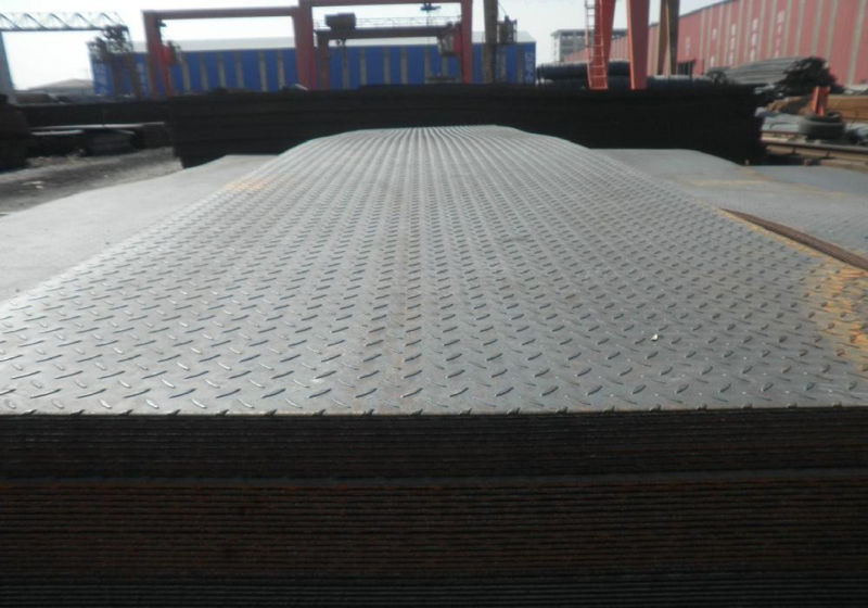 Building Material S275jr Ss400 A36 Checkered Chequered Steel Plate Price