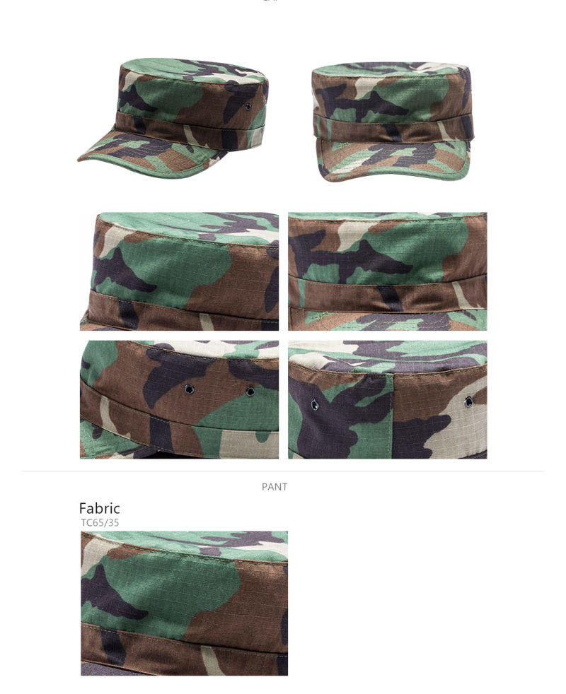 2020 Made in Yalida Military and Army Camouflage Woodland Cap or Hat