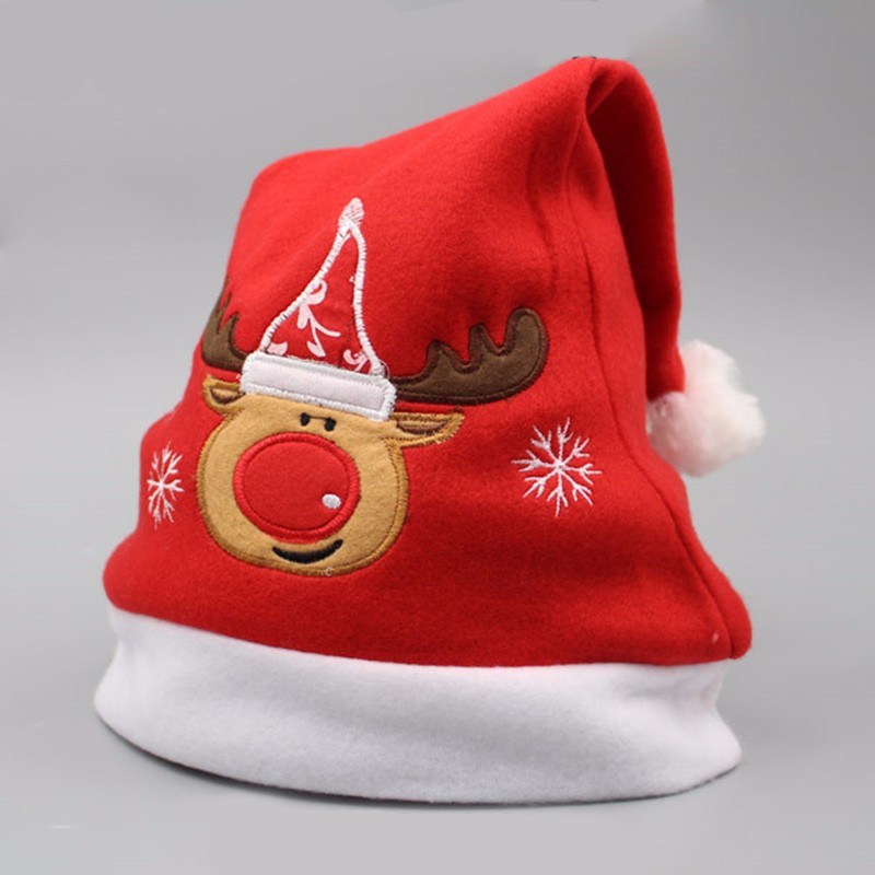Christmas Ornaments Decoration Christmas Hats Santa Hats Adult Children Boys Girls Hats Cap for Christmas Party Props