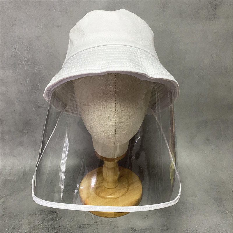 High Quality Bucket Hat Fisherman Hat with PP Mask Hat for Adult Children Protective Cap Pink