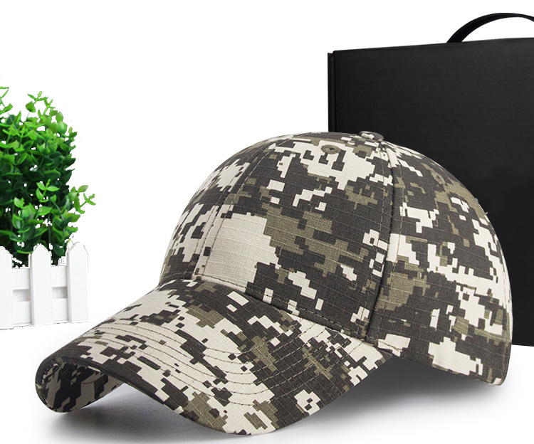Custom Military Cap Wholesale Printed Camo Camouflage Baseball Cap Military Cap