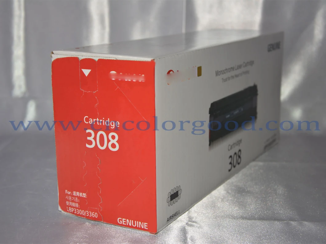 Genuine 308 Black Toner Cartridge for Canon Printer Lbp-3300/3360
