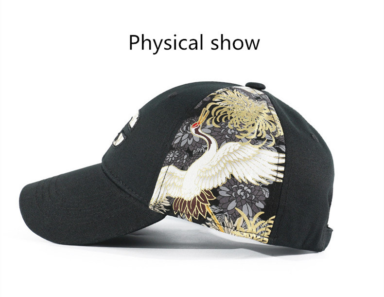 Custom Baseballcap Hat, Embroidery and Printing Cotton Fashion Design Hat, 6 Panels Sport Caps 2