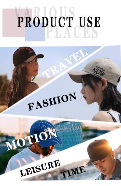 6 Panel Baseball Cap Custom Logo Adjustable Baseball Cap Plain Dad Hat