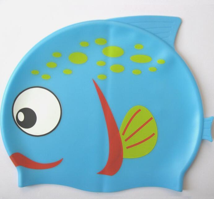 Cheapest Funny Silicone Swimming Hat for Children