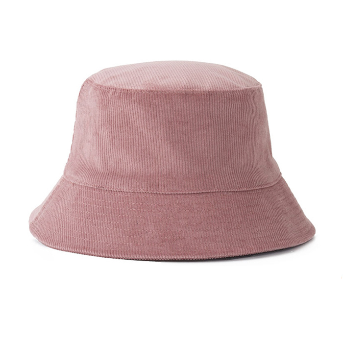 Pink Corduroy Bucket Fisherman Sunhat Small Order Welcome