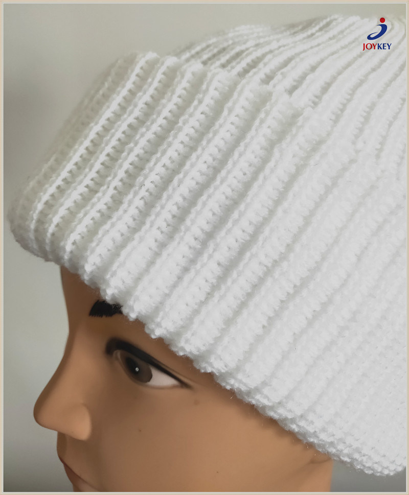 High Quality White Acrylic Hat, Beanie Hat, Winter Hat, Winter Beanie, Winter Hat, Knitted Hat