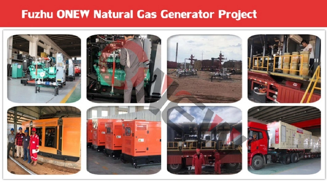 Natural Gas/Methane/LPG/ Biogas Methane Gas Generator (80KW/100kVA 100KW/150kVA 120KW/150kVA)