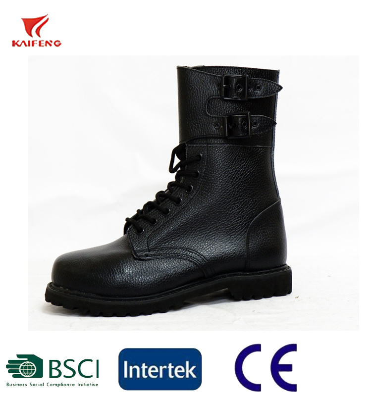 French Military and Police Standards Military Buckles Ranger Leather Boots