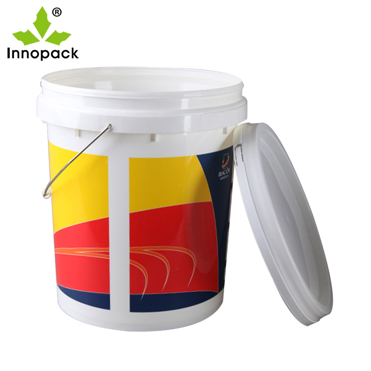 20liter Plastic Round Bucket Pail Food Grade 5L Bucket for Packing Paint Bucket