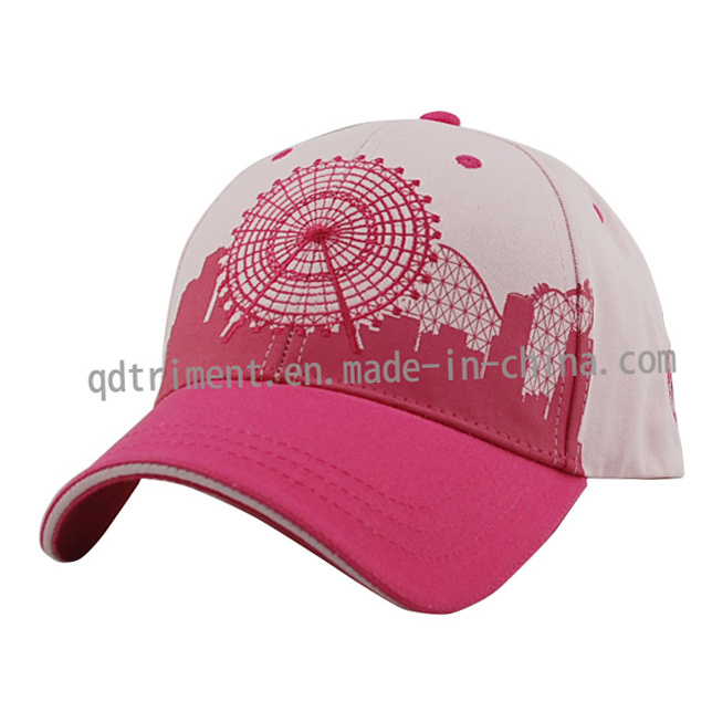 Constructed Cotton Twill Sandwich Embroidery Golf Sport Cap (TM1120)