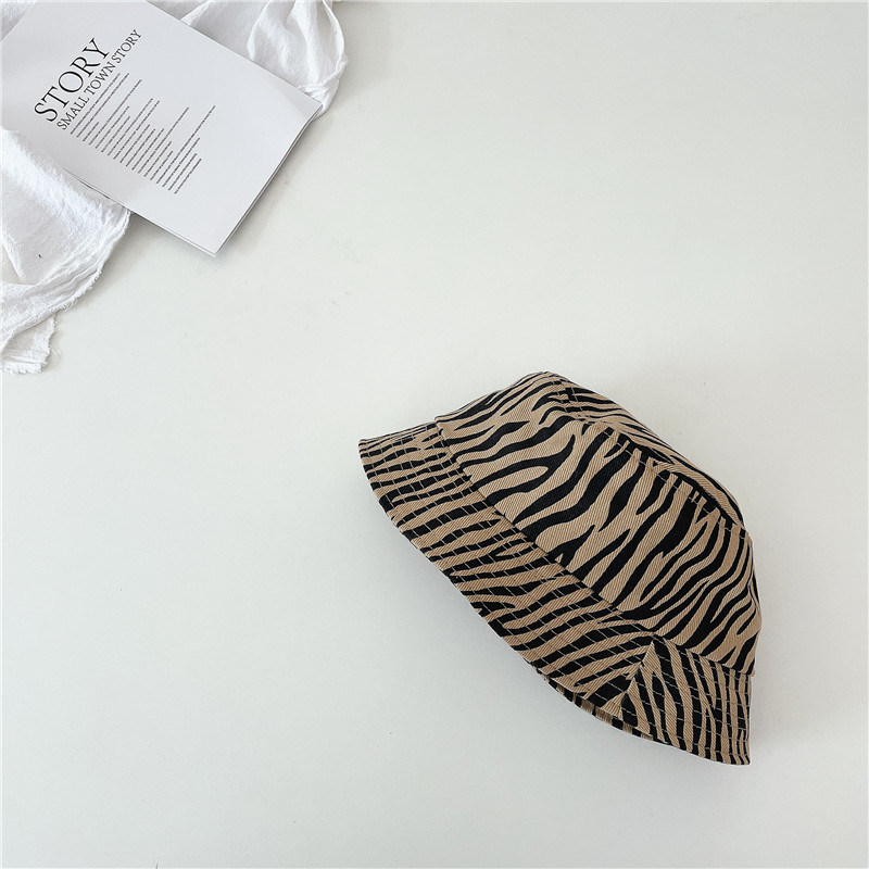 Bucket Hat Personality Japanese Striped Children's Fisherman Hat