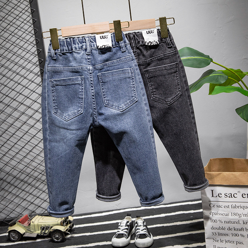 Hot Sale Demin Trousers Children's Casual Fashion Pants Kids Jeans