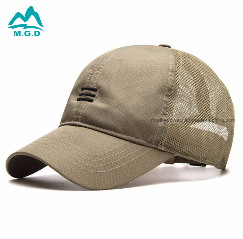 Custom Design Outdoor Baseball Cap Mesh Cap Embroidery Patch Trucker Hat