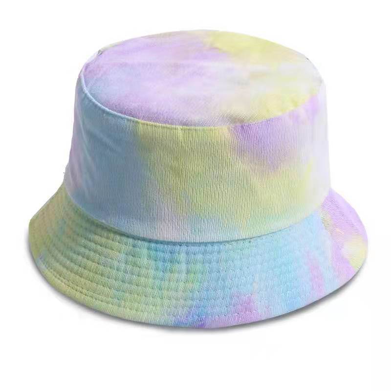 Wholesale Corduroy Tie-Dye Bucket Hat Cap Wide Brim Fisherman Hat
