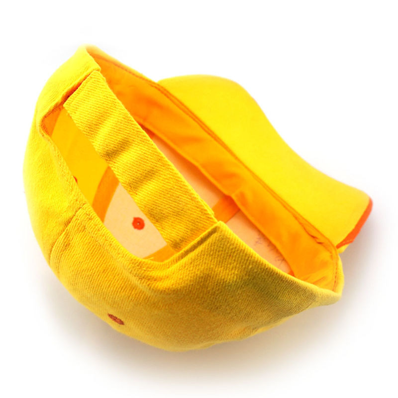 Yellow Personality Hat Hip Hop Hat Sun Hat Advertising Hat Beach Hat Camping Hat Outdoor Hat Activity Hat Rescue Hat