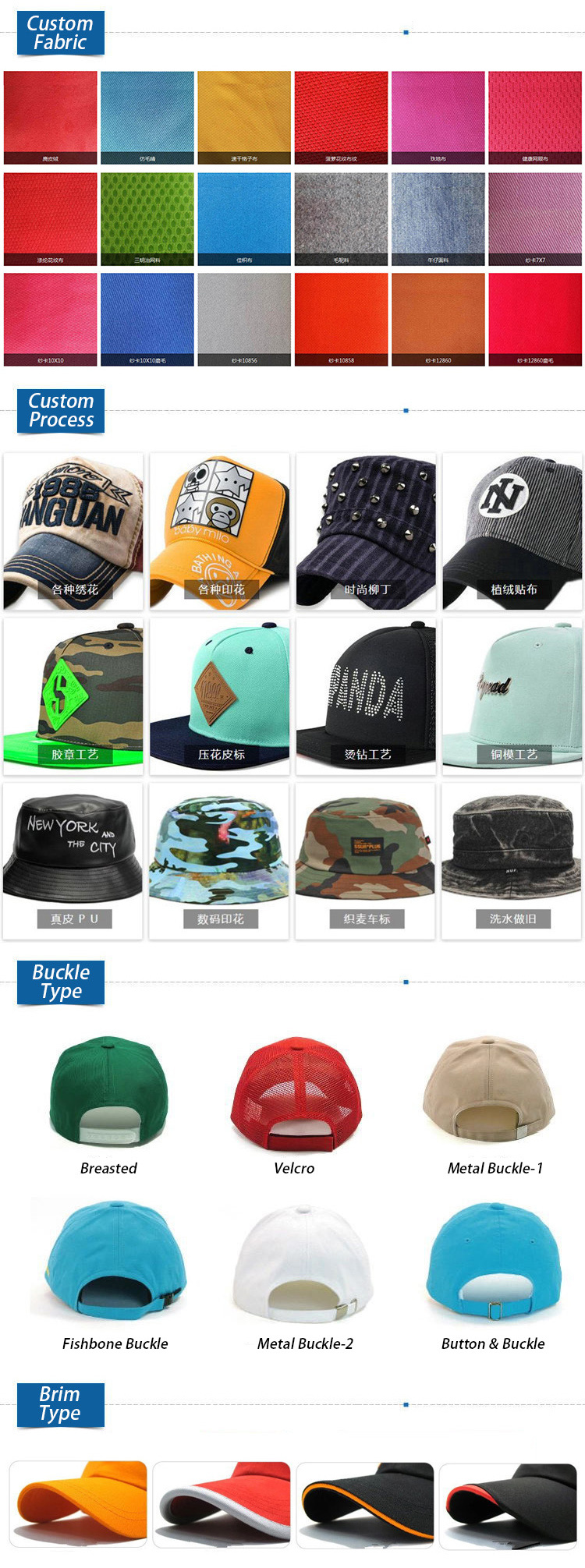 China Supplier New Design Cotton Cap Hat Baseball for Men