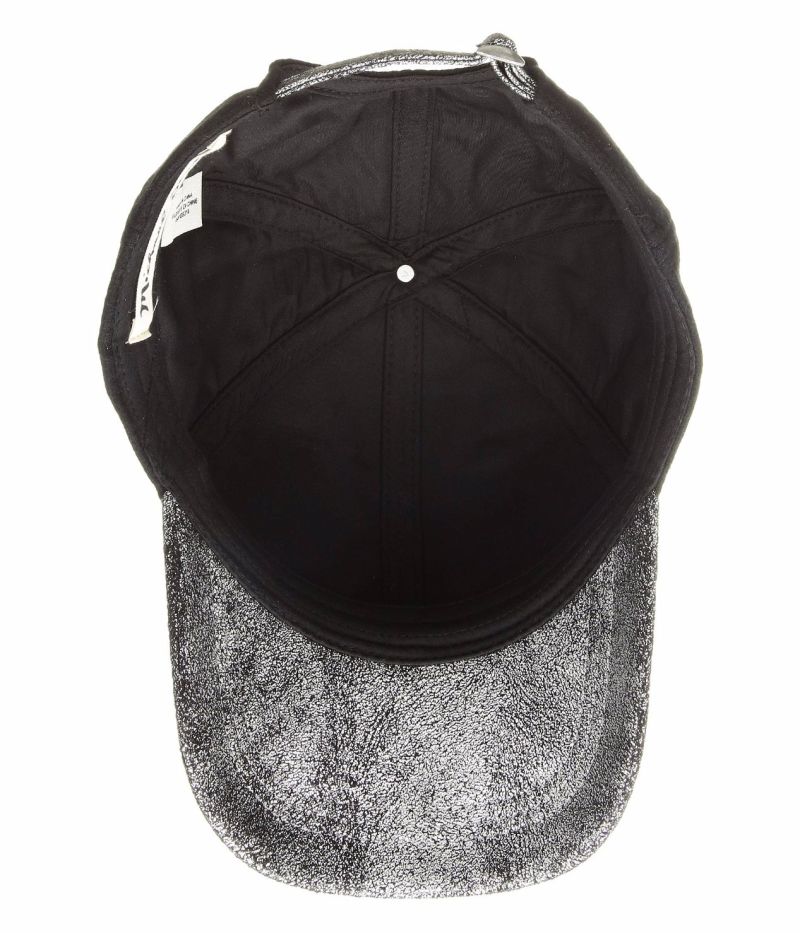 Adjustable Embroidery Wool Polyester Baseball Hat Fashion Cap Curved Brim with Metallic Design