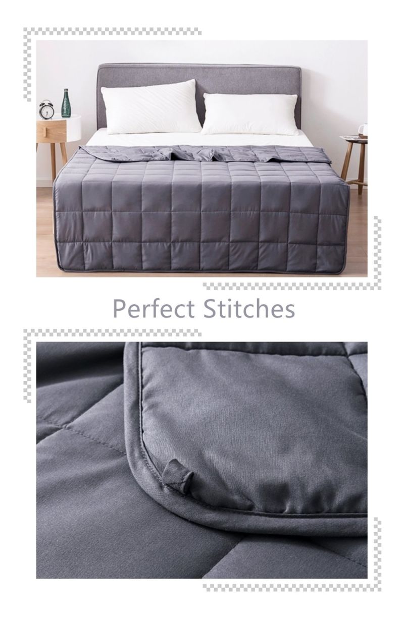 Washable High Quality Cotton Weighted Blanket Quilt for Adults