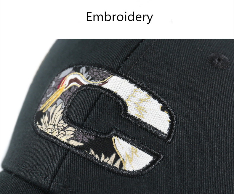 Custom Baseballcap Hat, Embroidery and Printing Cotton Fashion Design Hat, 6 Panels Sport Caps
