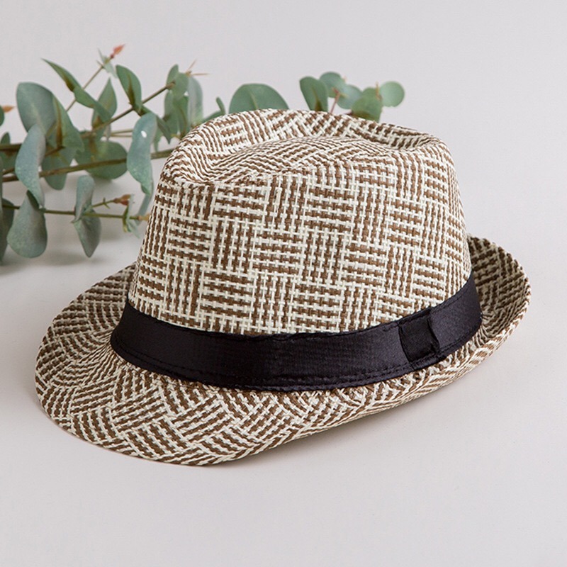 Male White Panama Straw Hat China Wholesale Man Fedora Hat