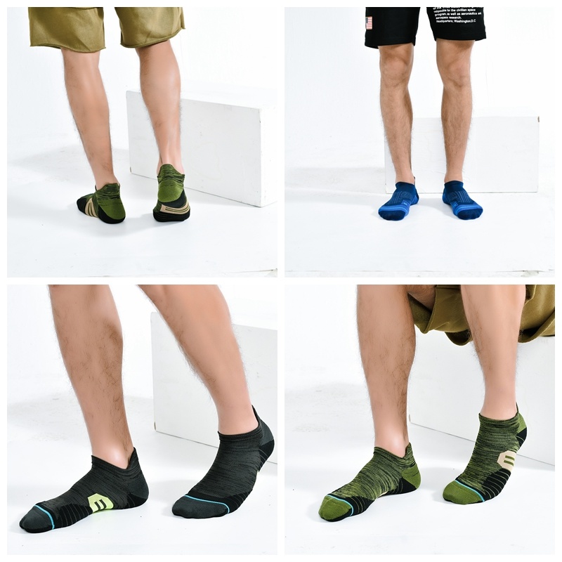 High Quality Fashion Color Designs Short Men's Short Socks