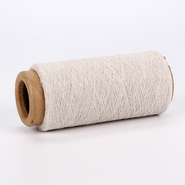 Raw White 8s 10s Cotton Canvas Yarnregenerated Cotton Polyester Yarn for Making Canvas Fabric